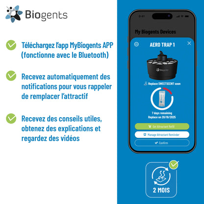 Piège anti-moustique extérieur Aero Trap – Efficace contre le moustique tigre | Biogents