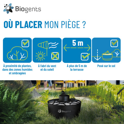 Piège anti-moustique extérieur Aero Trap – Efficace contre le moustique tigre | Biogents
